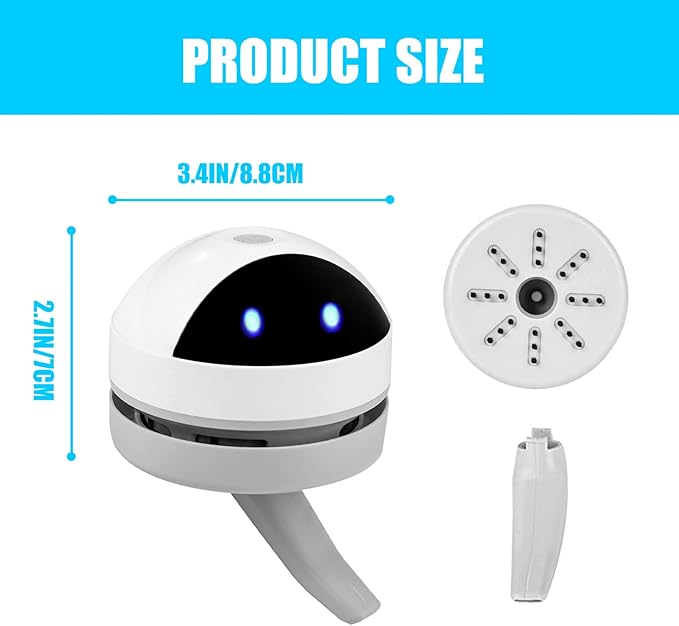 Fabio – Mini Aspirapolvere USB da Scrivania Portatile
