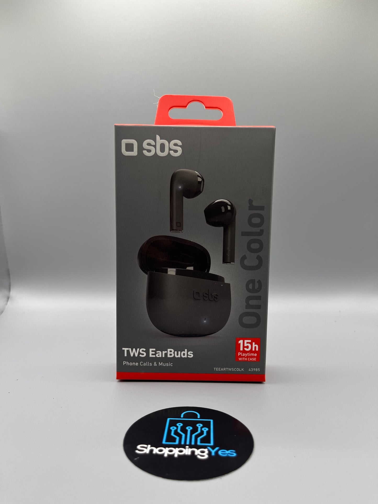 Auricolari SBS One Color con filo di ricarica e microfono | Audio pulito e comandi integrati