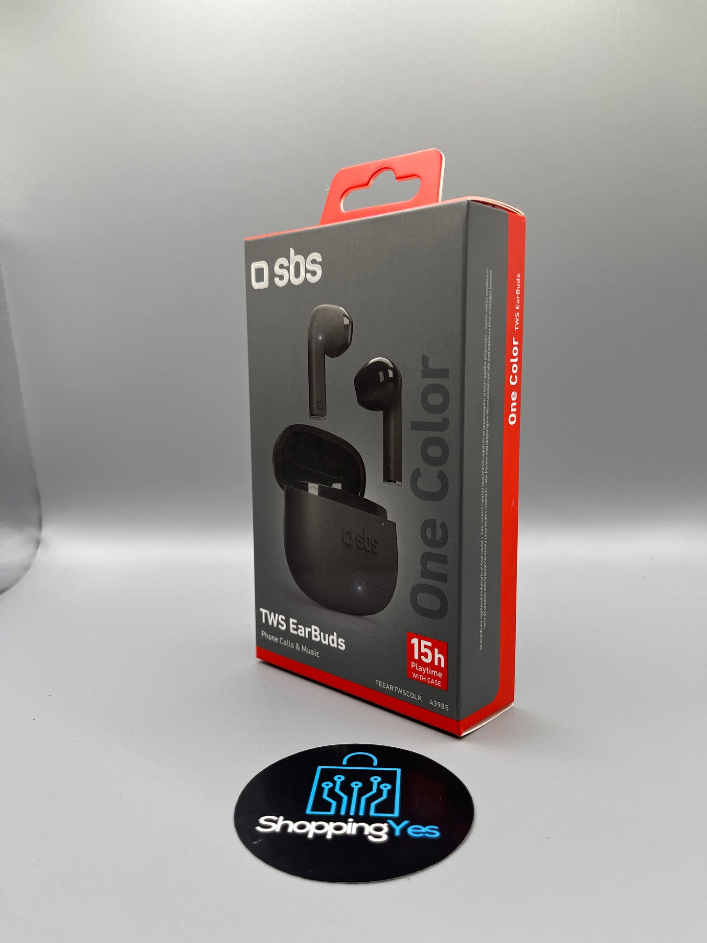 Auricolari SBS One Color con filo di ricarica e microfono | Audio pulito e comandi integrati