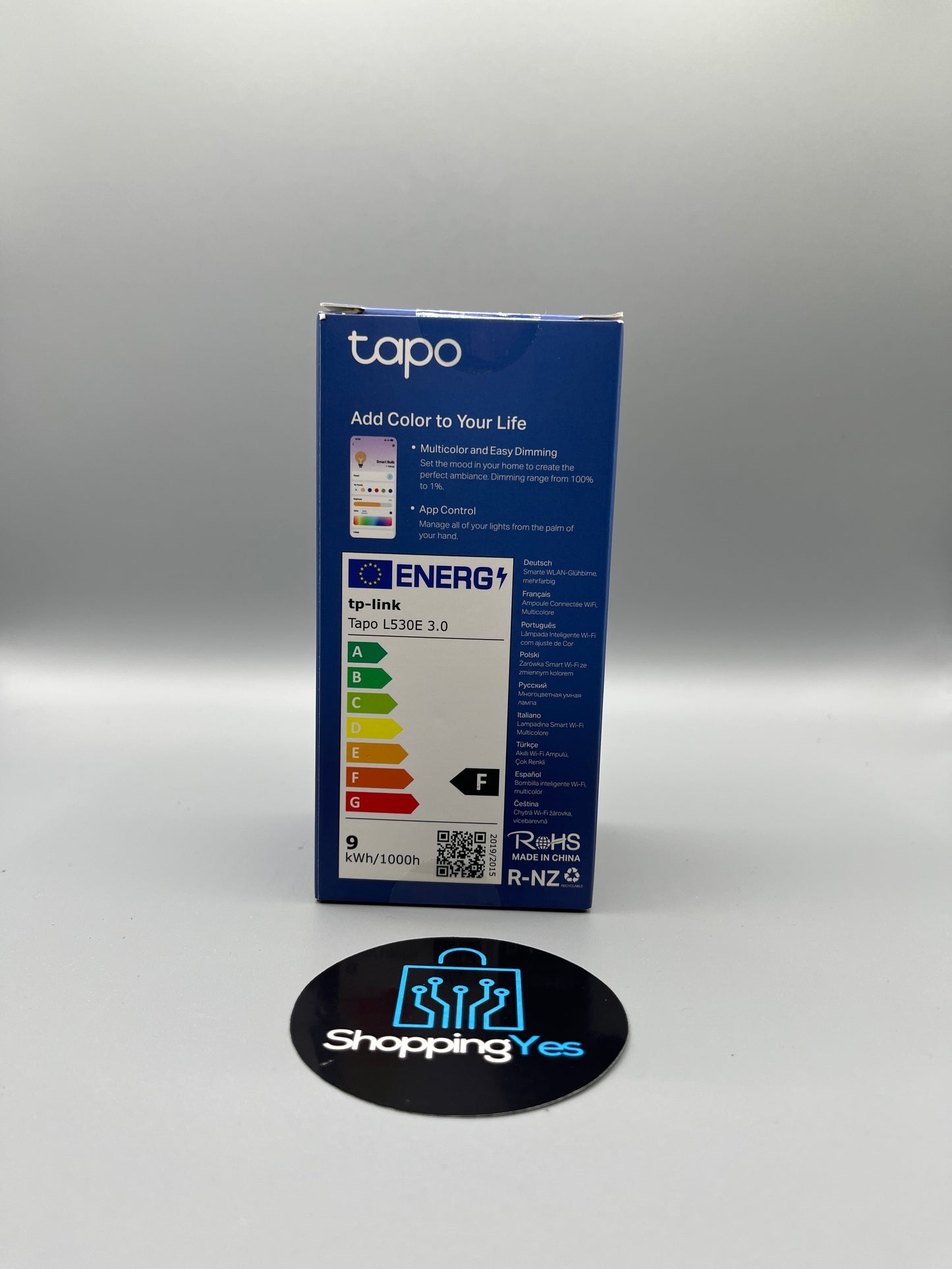 Tapo L530E Lampadina WiFi Intelligente LED Smart Multicolore