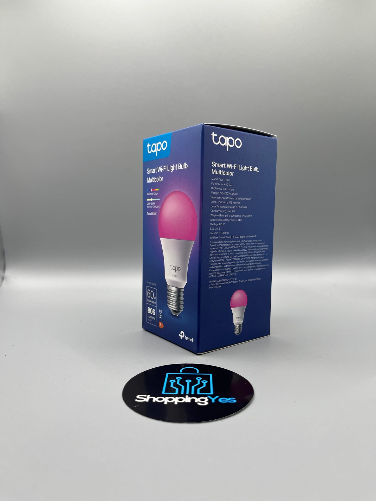 Tapo L530E Lampadina WiFi Intelligente LED Smart Multicolore