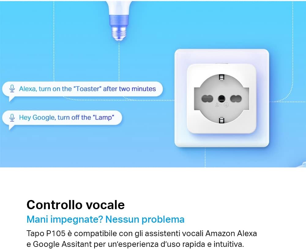 Tapo P105 – Presa Smart Italiana Wi-Fi