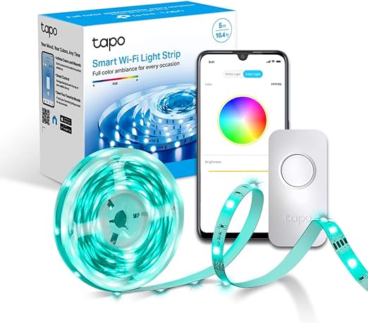 Tapo L900-5 Striscia LED Smart Wi-Fi 5m, Controllo Vocale Compatibile con Alexa e Google.