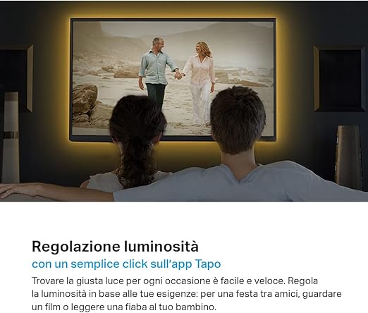 Tapo L900-5 Striscia LED Smart Wi-Fi 5m, Controllo Vocale Compatibile con Alexa e Google.