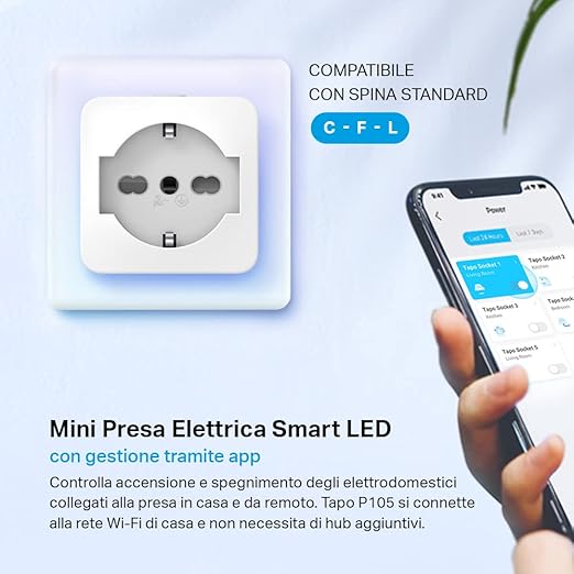 Tapo P105 – Presa Smart Italiana Wi-Fi